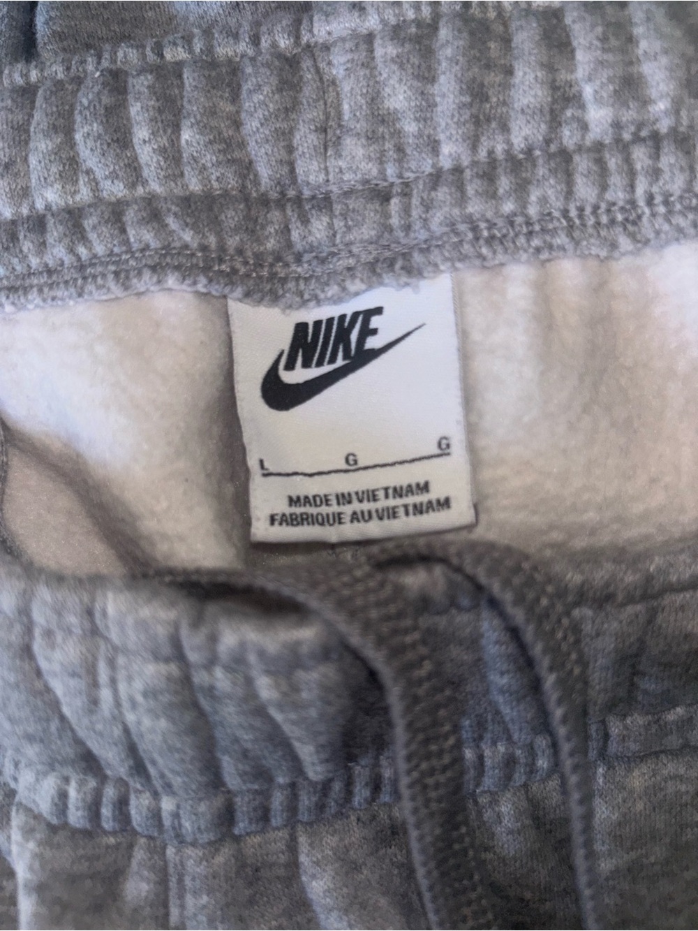 Nike gray sweatpants joggers size L - Picture 2 of 3